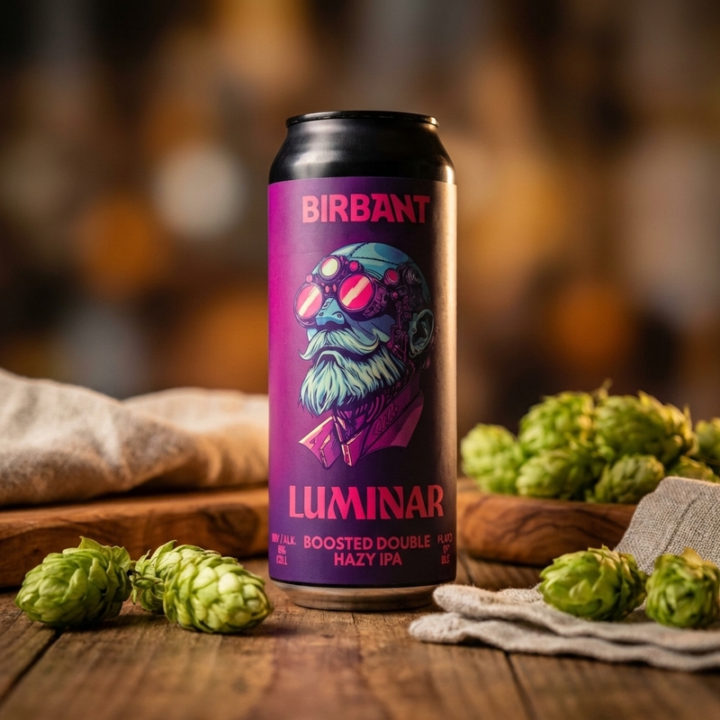 Luminar - Browar Birbant IPA - Imperial / Double New England / Hazy 500ml
