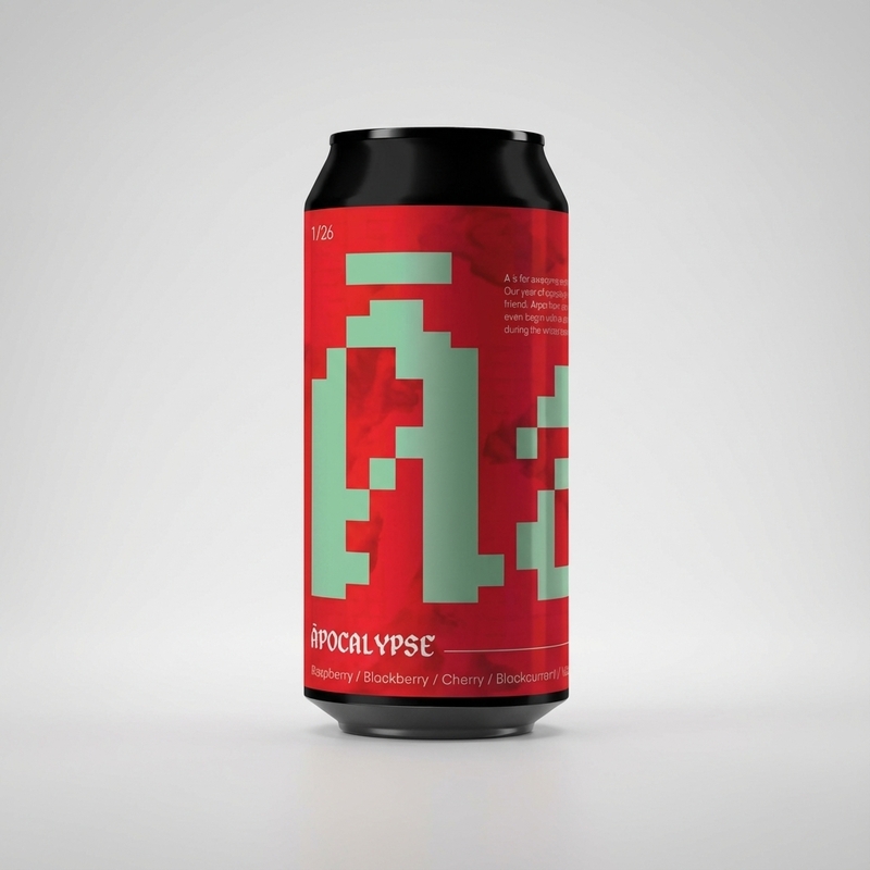 Āpocalypse (Ārpus Collab) - Neon Raptor Brewing Co. Sour - Smoothie / Pastry 440ml