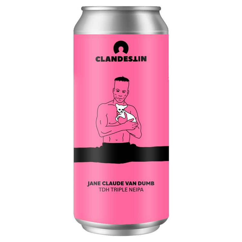 Jean Claude Van Dumb - Clandestin Beer IPA - Triple New England / Hazy 500ml