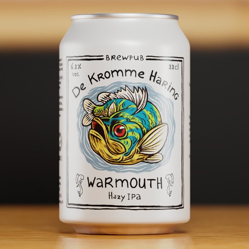 Warmouth v13 - De Kromme Haring IPA - New England / Hazy 330ml
