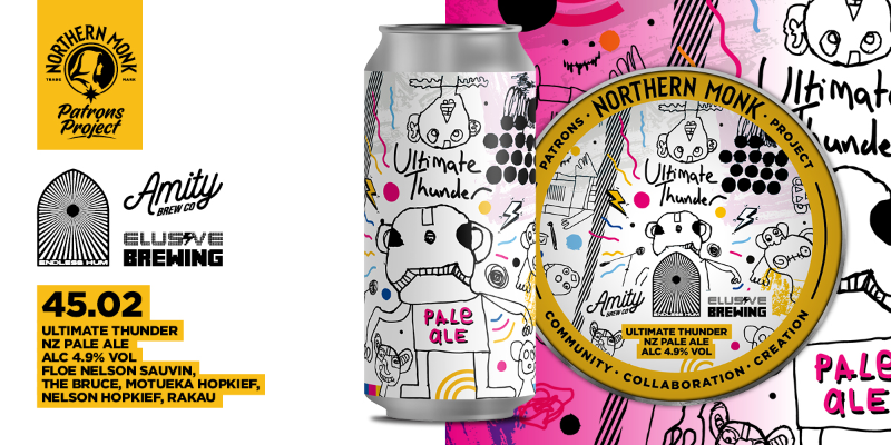 Patrons Project 45.02 - Endless Hum: Ultimate Thunder - Northern Monk Pale Ale - New Zealand 440ml
