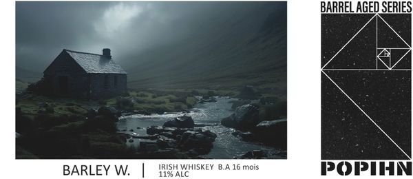 Barley W. Irish Whiskey B.A. 16 mois