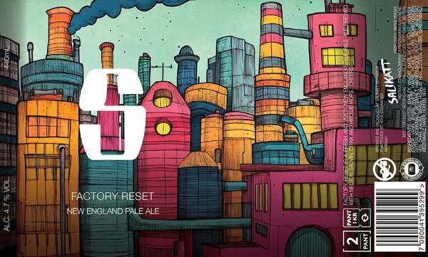 Factory Reset - Salikatt Pale Ale - New England / Hazy 440ml