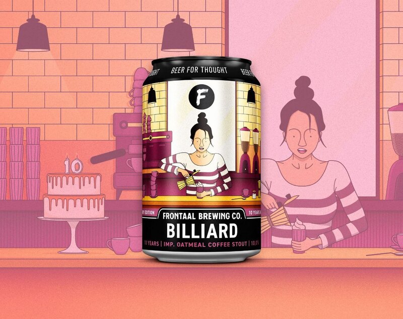 Billiard - Frontaal Brewing Co. Stout - Imperial / Double Oatmeal 330ml