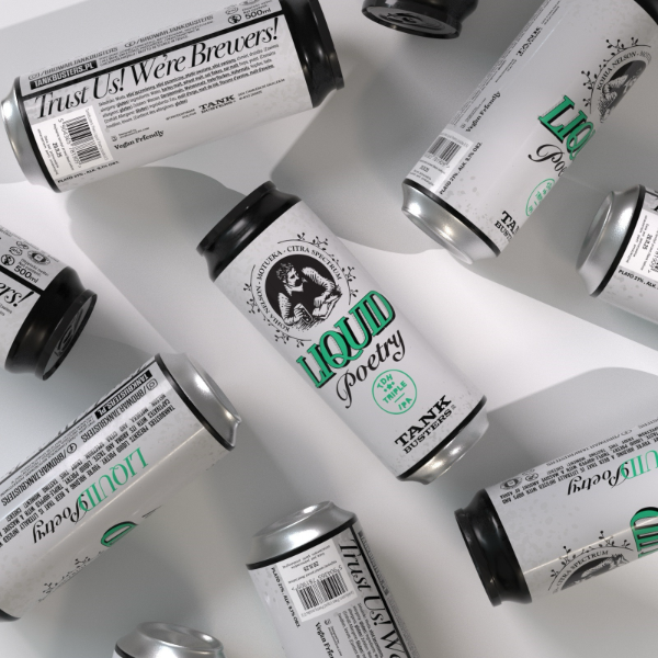 Liquid Poetry - TankBusters.Co IPA - Triple New England / Hazy 500ml