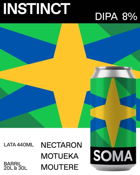 Instinct - SOMA Beer IPA - Imperial / Double New England / Hazy 440ml