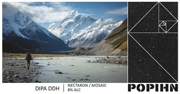 DIPA DDH Nectaron / Mosaic - Popihn IPA - Imperial / Double New England / Hazy 440ml