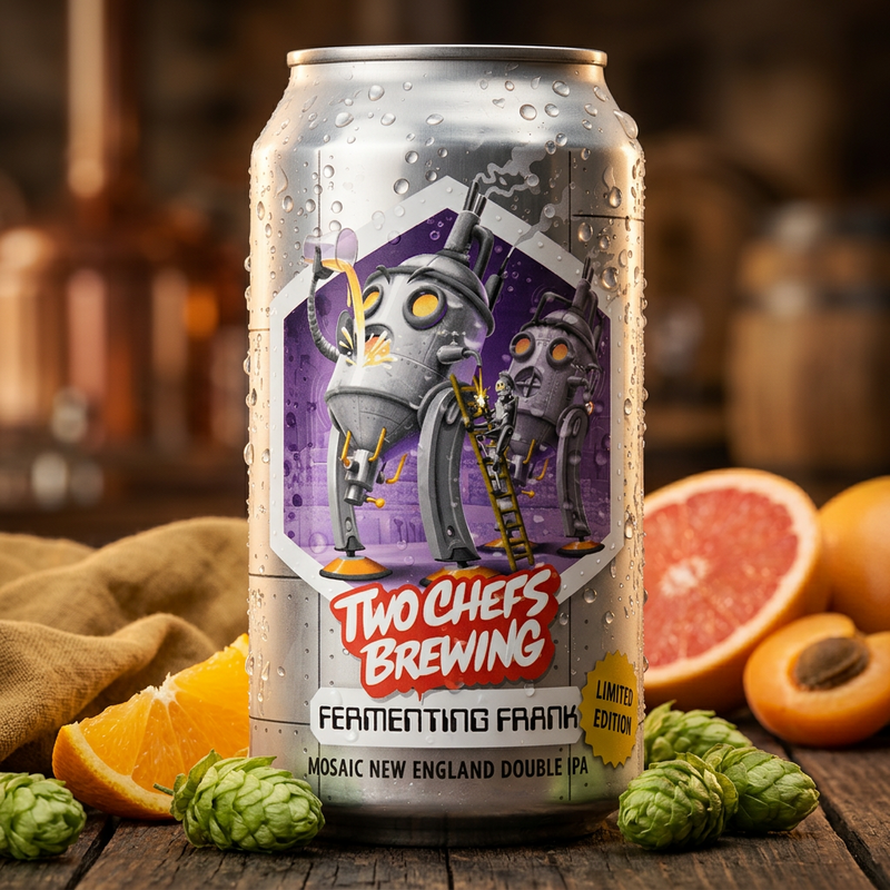 Two Chefs x Crosby Hops - Single Hop Amarillo IPA - Two Chefs Brewing IPA - American 330ml