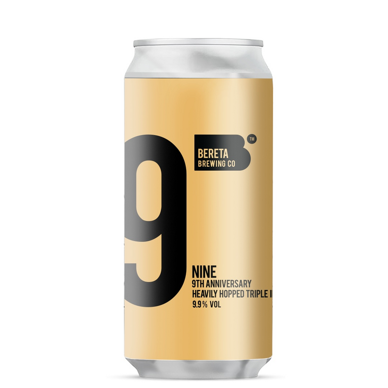 Nine - Bereta Brewing Co. IPA - Triple New England / Hazy 440ml