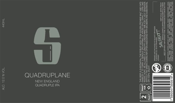 Quadruplane - Salikatt IPA - Quadruple 440ml