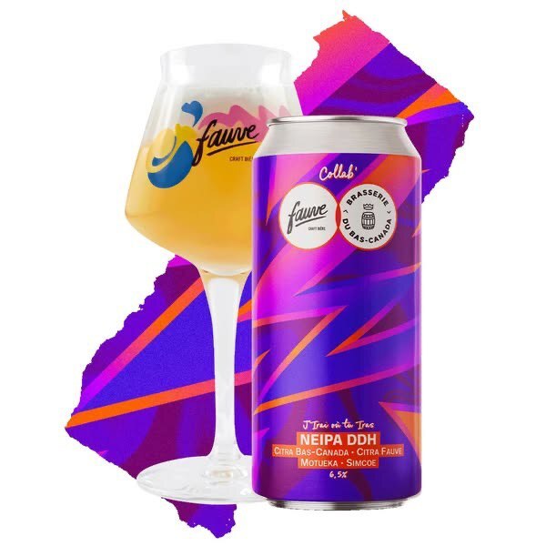 J'Irai où tu Iras - Fauve IPA - New England / Hazy 440ml