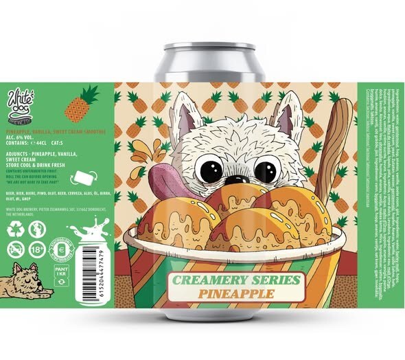 Creamery Series : Pineapple - White Dog Brewery Sour - Smoothie / Pastry 440ml