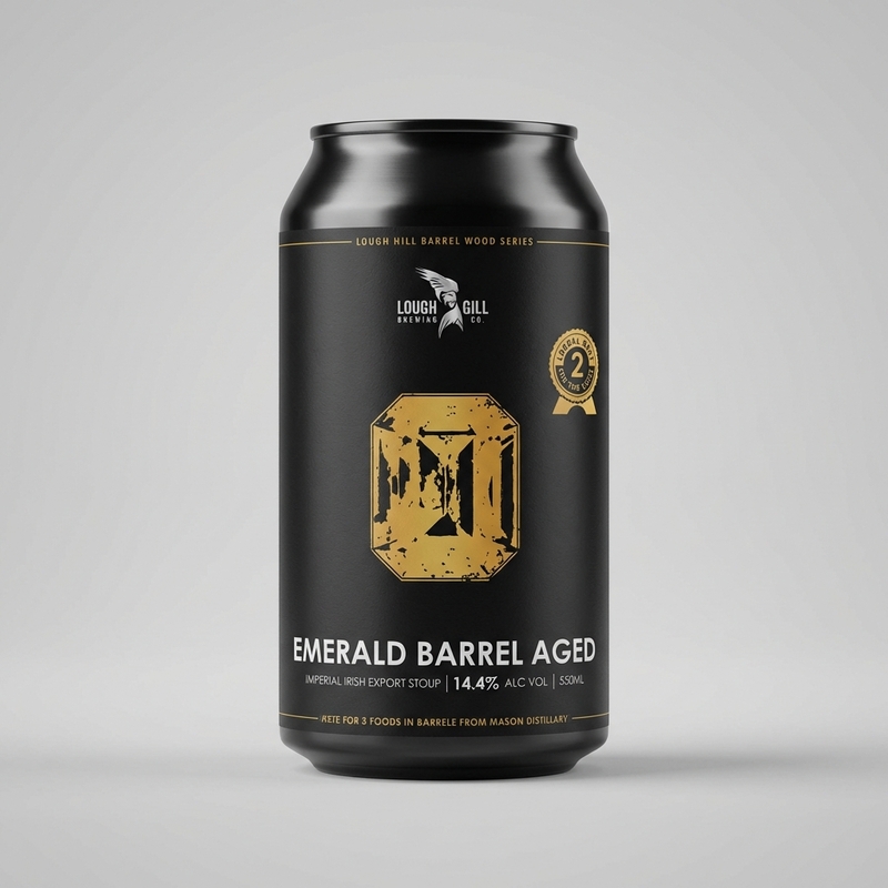 Emerald Barrel Aged 2026 - Lough Gill Brewery Stout - Imperial / Double 330ml