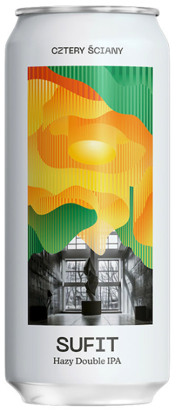 Sufit - Browar Cztery Ściany IPA - Imperial / Double New England / Hazy 500ml