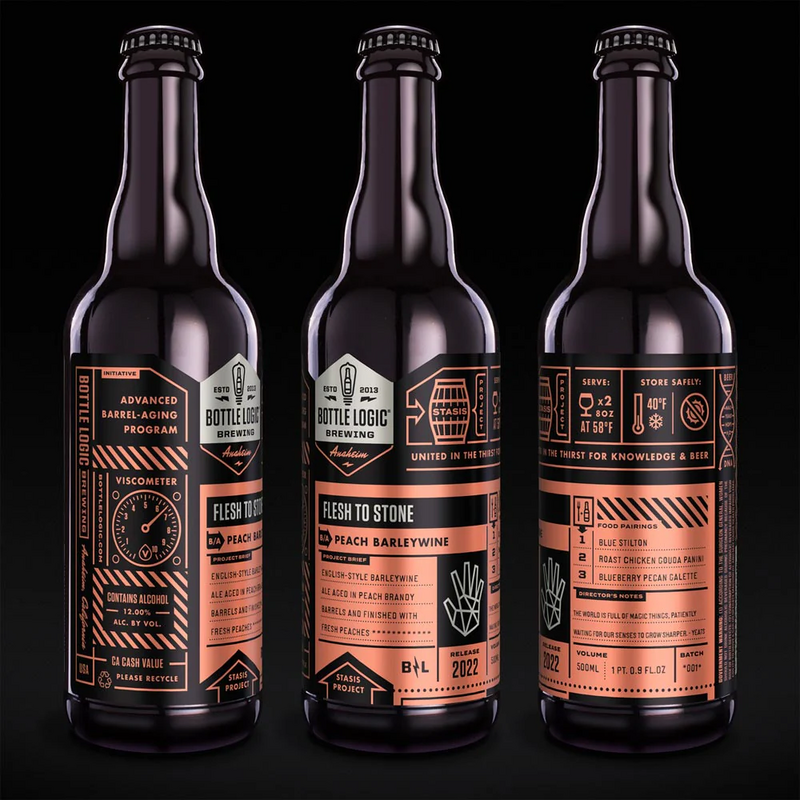 Flesh To Stone - Bottle Logic Brewing Barleywine - English 500ml