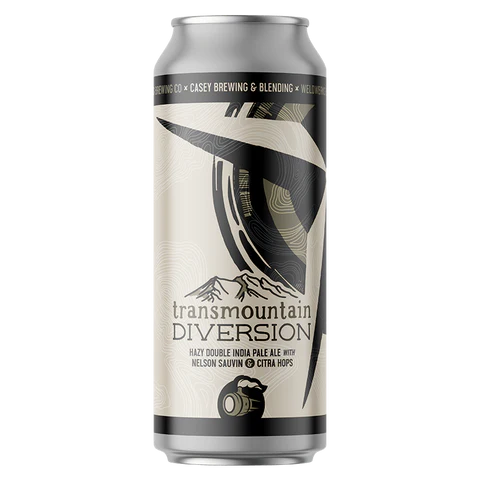 DDH Transmountain Diversion (collab with Casey) - WeldWerks Brewing Co. IPA - Imperial / Double New England / Hazy 473ml