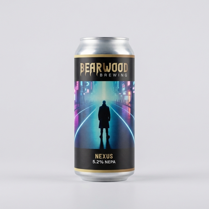 Nexus - Bearwood Brewing Pale Ale - New England / Hazy 440ml