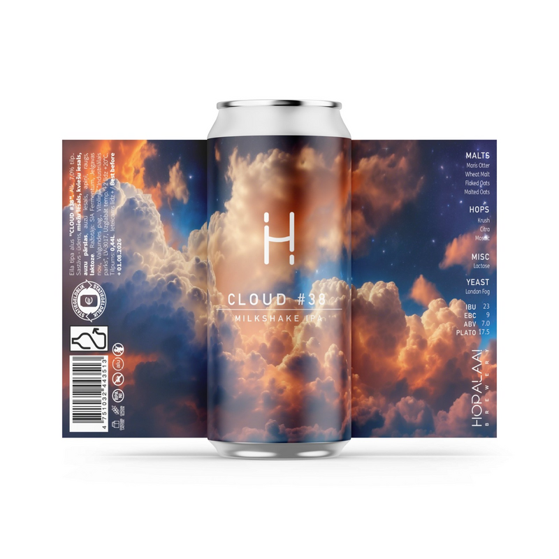 Cloud #38 - Hopalaa IPA - Milkshake 440ml