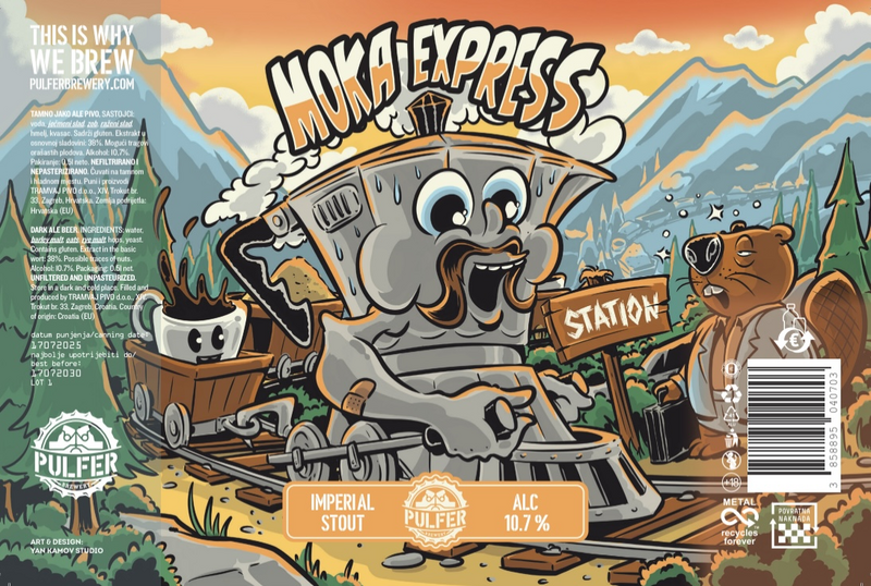 Moka Express - Pulfer Brewery Stout - Imperial / Double Coffee 440ml