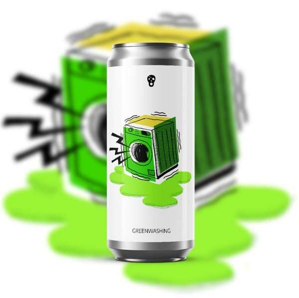 Greenwashing - La Pirata Brewing IPA - Imperial / Double New England / Hazy 440ml