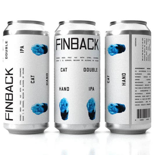 Cat Hand - Finback Brewery IPA - Imperial / Double New England / Hazy 473ml