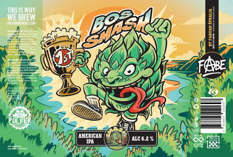 Boss Smash - Pulfer Brewery IPA - American 440ml
