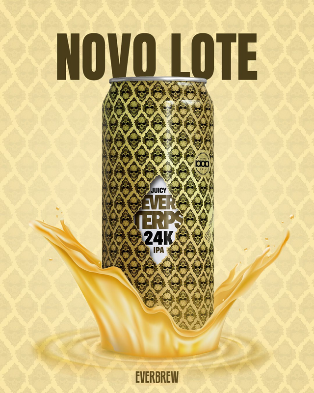 Ever Terps 24k - Cervejaria EverBrew IPA - New England / Hazy 473ml