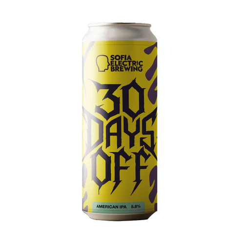 30 Days Off - 2025 - Sofia Electric Brewing IPA - American 500ml