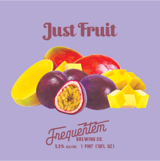 Just Fruit (Passionfruit, Mango) - Frequentem Brewing Co. Sour - Fruited 473ml