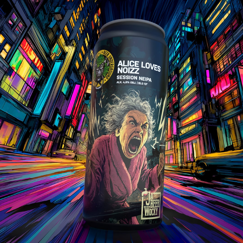 Alice Loves Noizz - Piwne Podziemie / Beer Underground IPA - Session 500ml