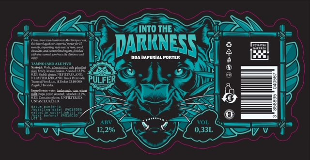 Into The Darkness - Pulfer Brewery Porter - Imperial / Double 330ml