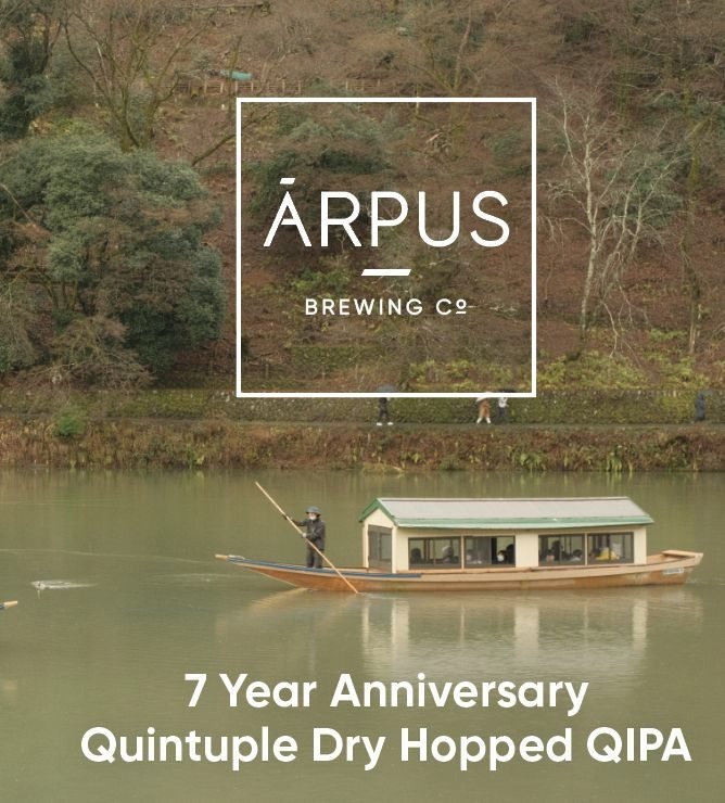7 Year Anniversary Quintuple Dry Hopped QIPA - Ārpus Brewing Co. IPA - Quadruple 440ml