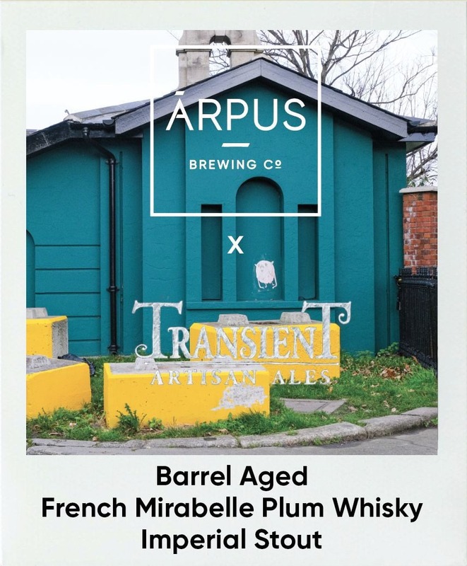 Barrel Aged French Mirabelle Plum Whisky Imperial Stout - Ārpus Brewing Co. Stout - Imperial / Double 440ml