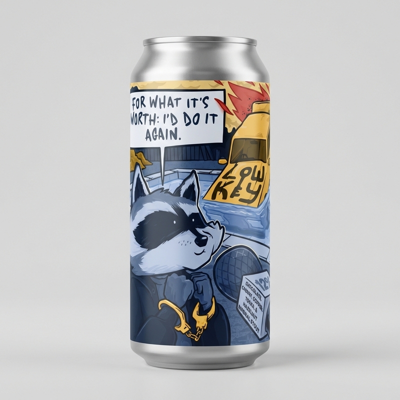 For What It's Worth: I'd Do It Again. - Low Key Barrel Project Stout - Imperial / Double Pastry 330ml