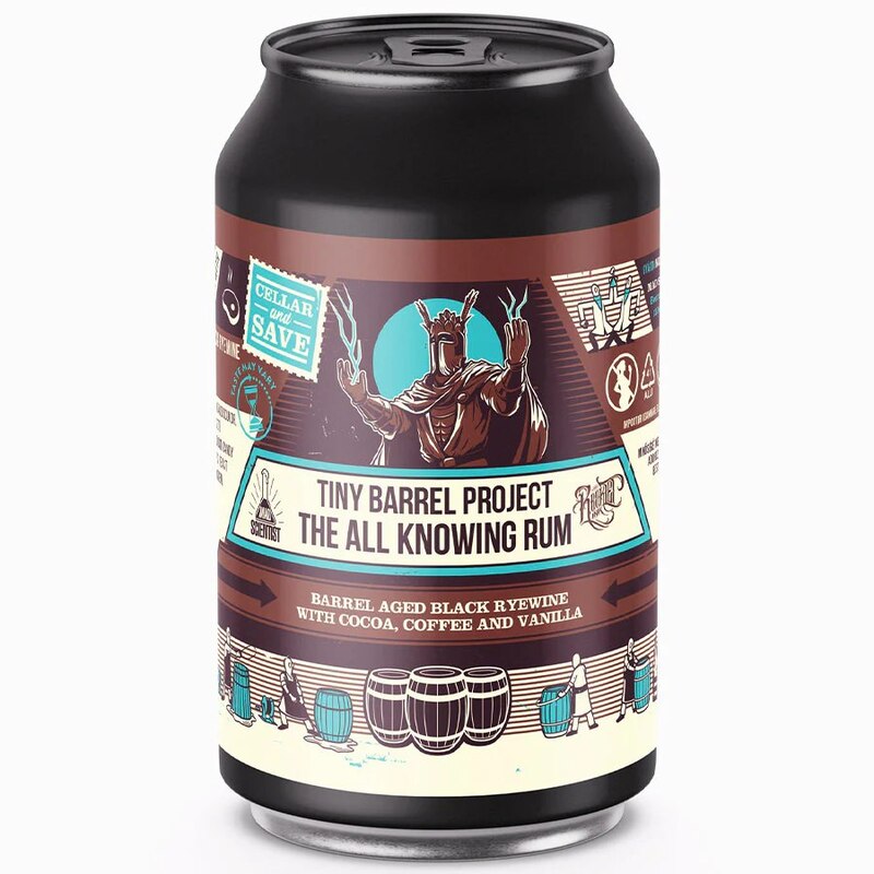 Tiny Barrel Project: The All Knowing Rum - Mad Scientist Rye Wine 330ml