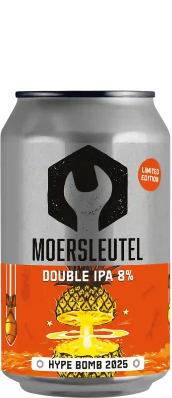 Hype Bomb 2025 - Moersleutel Craft Brewery IPA - Imperial / Double New England / Hazy 330ml