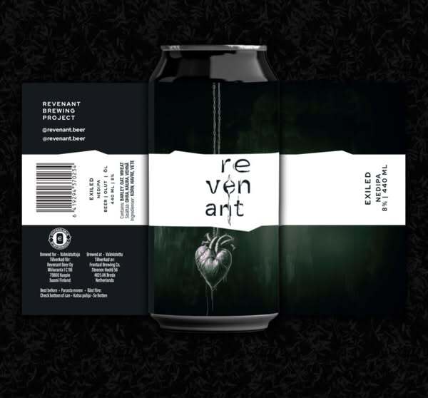 Exiled - Revenant Brewing Project IPA - Imperial / Double New England / Hazy 440ml