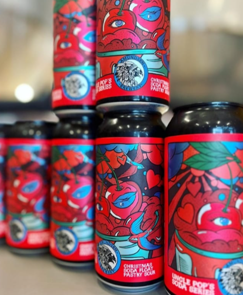 Uncle Pops Soda Series: Christmas Soda Float - Amundsen Brewery Sour - Smoothie / Pastry 440ml