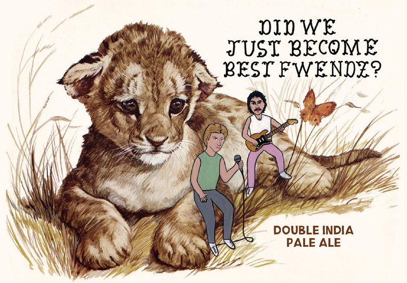 Did We Just Become Best Fwendz? (Galaxy & Citra) - Hoof Hearted Brewing IPA - Imperial / Double New England / Hazy 473ml