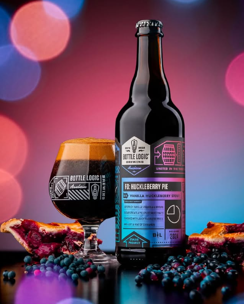 FO: Huckleberry Pie (2024) - Bottle Logic Brewing Stout - Imperial / Double Pastry 500ml