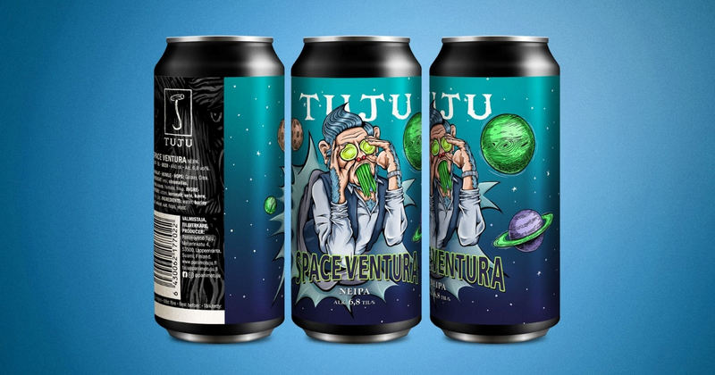 Space Ventura - Panimoyhtiö Tuju IPA - New England / Hazy 440ml