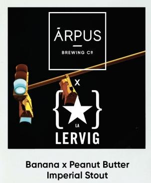 Lervig Banana x Peanut Butter Imperial Stout - Ārpus Brewing Co. Stout - Imperial / Double Pastry 440ml
