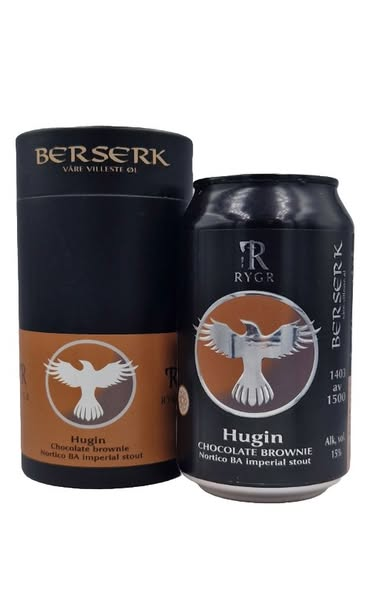 Hugin Chocolate Brownie - RYGR Brygghús Stout - Imperial / Double 330ml