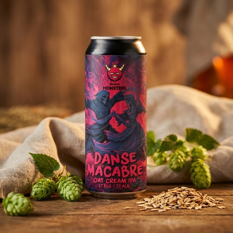Danse Macabre - Browar Monsters IPA - New England / Hazy 500ml