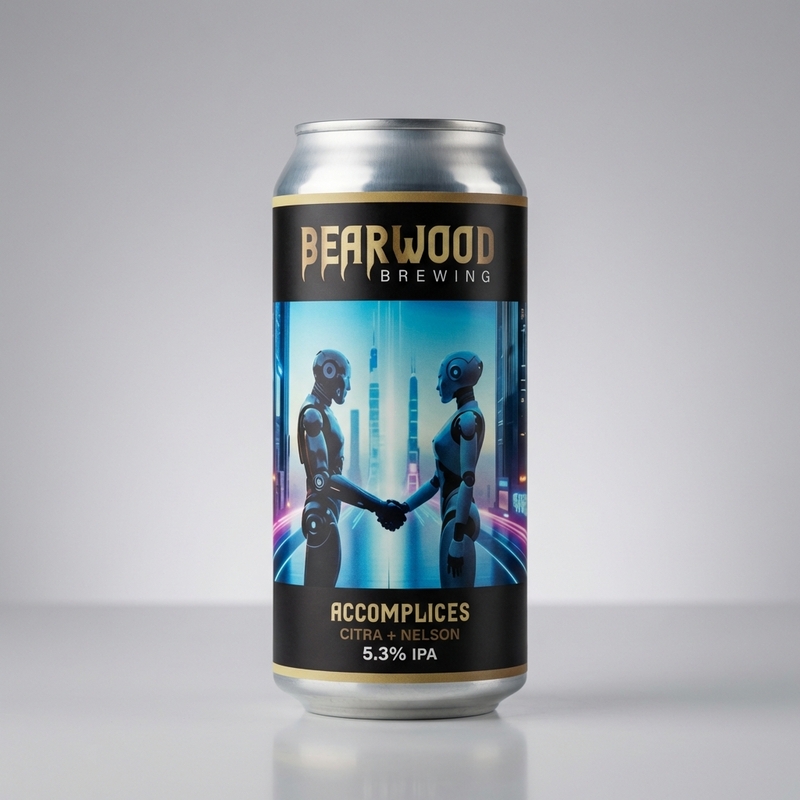 Accomplices 2 - Bearwood Brewing IPA - New England / Hazy 440ml