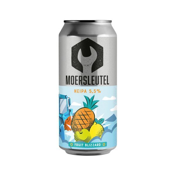 Fruit Blizzard - Moersleutel Craft Brewery IPA - New England / Hazy 440ml