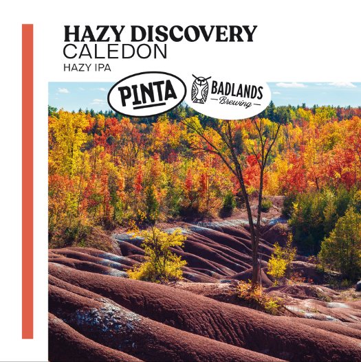 Hazy Discovery: Caledon (collab Badlands) - PINTA IPA - New England / Hazy 500ml