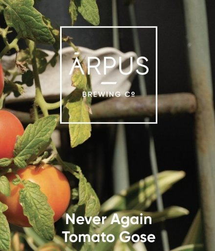 Never Again Tomato Gose - Ārpus Brewing Co. Sour - Tomato / Vegetable Gose 440ml