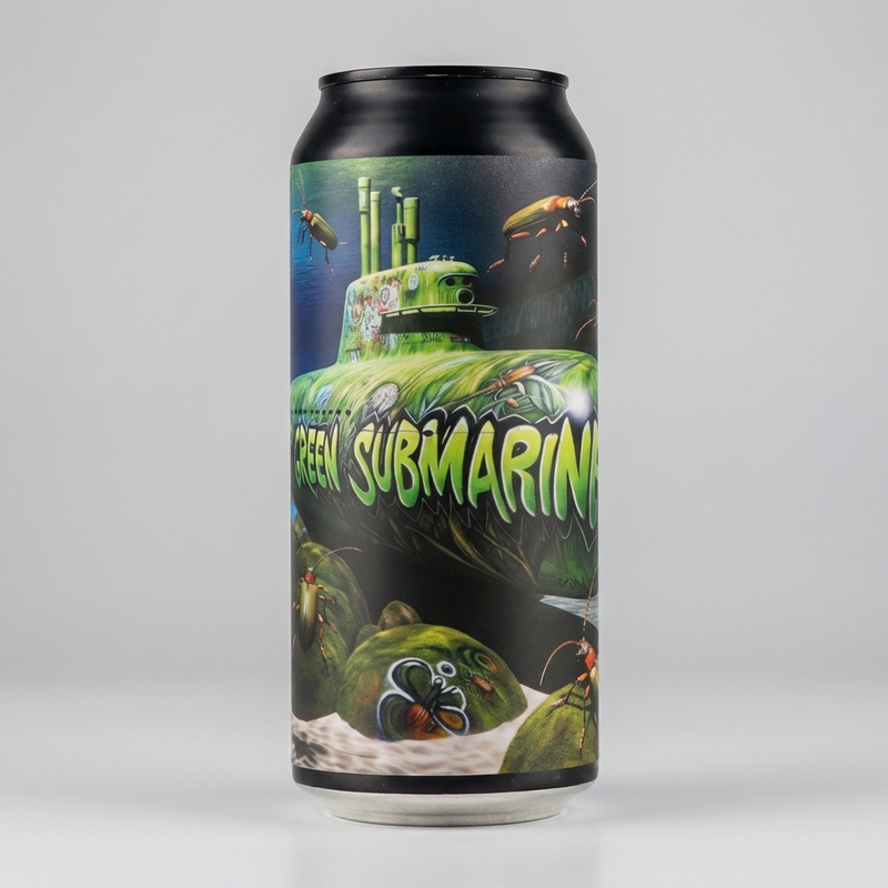 Green Submarine - DankHouse Brewing Company IPA - New England / Hazy 473ml