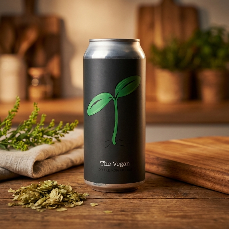 The Vegan - Fidens Brewing Co. IPA - Imperial / Double New England / Hazy 473ml